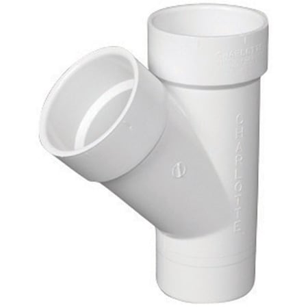 Homecare Products Schedule 40 3 in. Hub x 3 in. dia. Hub PVC Street Wye HO2514385